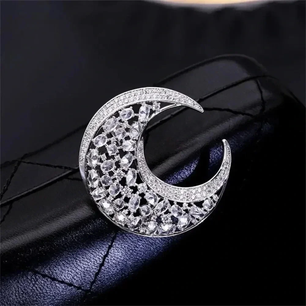 VQ Moon Brooch